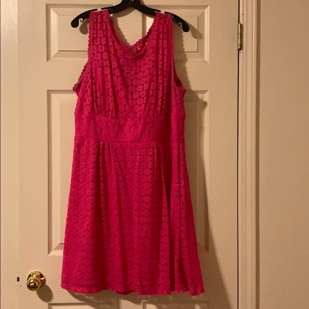 Pink “Lace” Dress